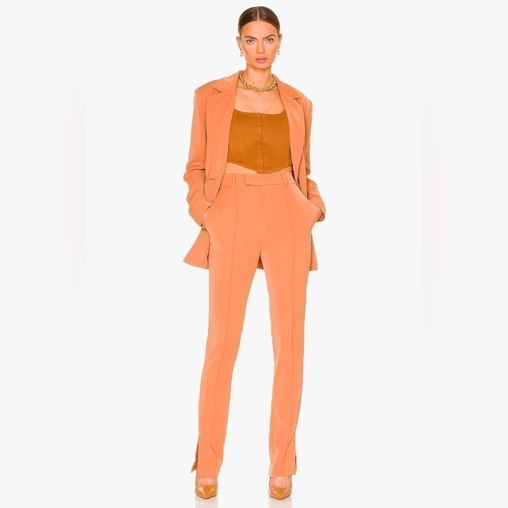 NWT Lovers + Friends Diana Trouser Pants, Caramel, Size S